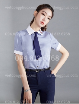 Mặc áo sơ mi nữ đồng phục đẹp cả tuần với mẫu của VIỆT ĐỒNG PHỤC