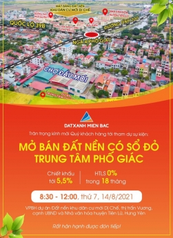 bán đất nền có sổ thị trấn vương cạnh nhà văn hóa TIÊN Lữ