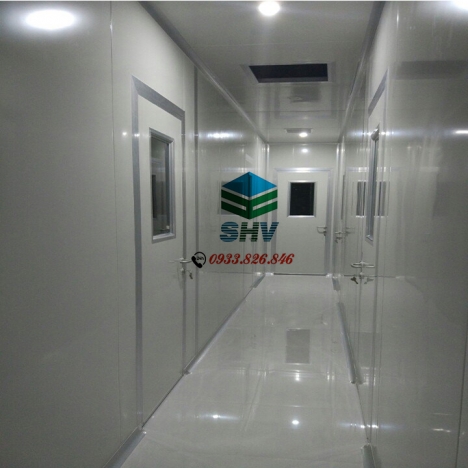 thi công nhà máy mỹ phẩm bằng panel