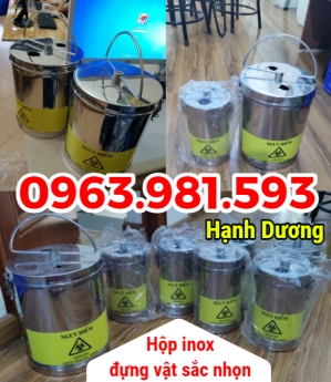 Hộp inox đựng vật sắc nhọn