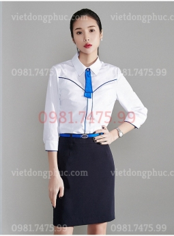 Mặc áo sơ mi nữ đồng phục đẹp cả tuần với mẫu của VIỆT ĐỒNG PHỤC