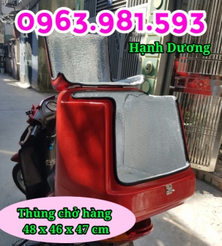 Thùng chở hàng 48 x 46 x 47 cm, thùng giao hàng loại nhỏ