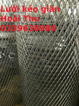 Lưới sắt hình thoi, lưới mắt cáo, lưới dập giãn 5 ly