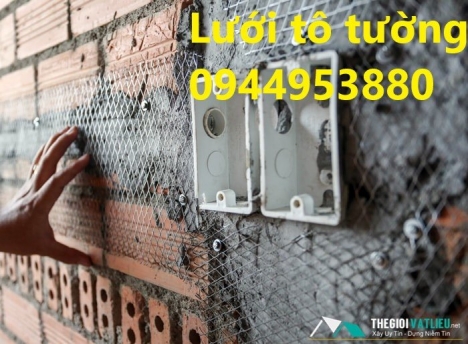 Lưới mắt cáo tô tường, lưới thép trát tường chống nứt