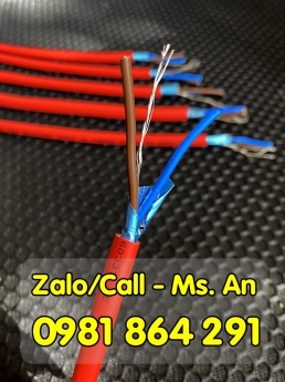 Dây cáp chống cháy 2 lõi 2x1.0/2x1.5/2x2.5mm2 + Al + E, tiêu chuẩn CE