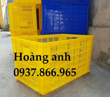 Sọt nhựa màu xanh dùng trong xí nghiệp may, sóng nhựa rỗng có bánh xe,sọt nhựa công nghiệp