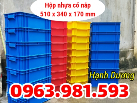 Hộp nhựa có nắp B4, thùng nhựa cơ khí