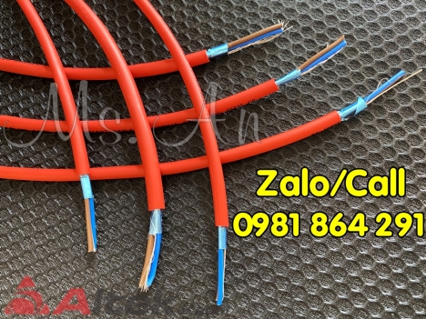 Dây cáp chống cháy 2 lõi 2x1.0/2x1.5/2x2.5mm2 + Al + E, tiêu chuẩn CE