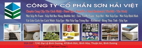 Tấm Panel EPS dùng để cách nhiệt cho vách , trần