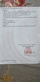 Bán nhanh Cư Chánh 2, Thuỷ Bằng giá rẻ