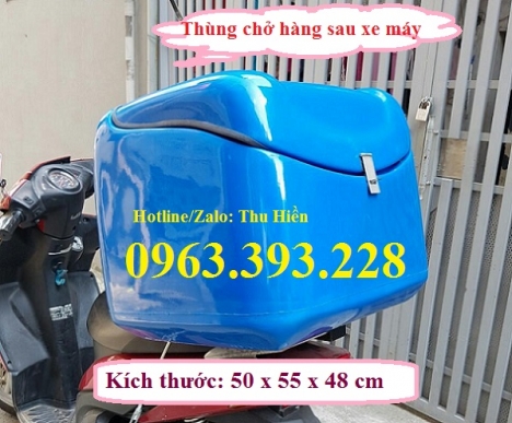 Thùng chở hàng trung 2, thùng ship hàng sau xe máy