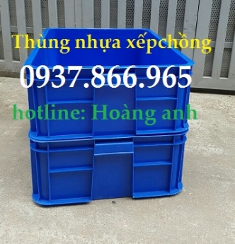 Thùng nhựa bít tại hà nam, thùng nhựa b4, thùng nhựa cơ khí
