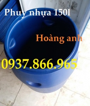 Thùng phuy 220lit nắp kín, phuy nhựa cũ, thùng phuy mới cũ tại hà nội