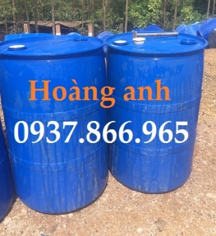 Thùng phuy 220lit nắp kín, phuy nhựa cũ, thùng phuy mới cũ tại hà nội