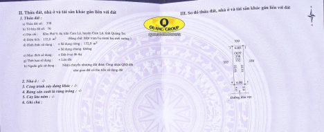 Bán đất giá rẻ tại kp9 - Kiệt Nguyễn Trãi - Cam Lộ