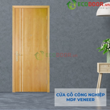 Saigondoor chuyên lắp đặt cửa gỗ công nghiệp MDF veneer uy tín đảm bảo