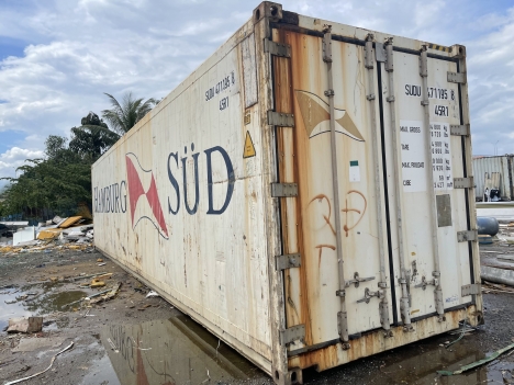 cont lạnh bảo quản thịt cá đông lạnh hỗ trợ mùa dịch