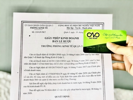 Dịch vụ xin giấy phép bán lẻ rượu quận Phú Nhuận mới nhất