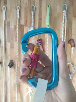 Móc chữ D liên kết AF75, Carabiner