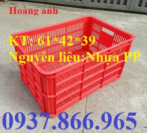 Sọt nhựa rỗng dùng trong nhà máy chế biến nông sản, sóng nhựa, khay nhựa, sọt nhựa đựng đồ đông lạnh