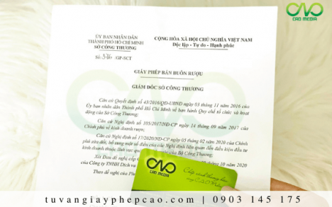 Thủ tục xin giấy phép bán buôn rượu hồng sâm