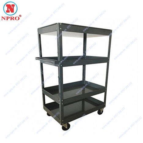 Xe đẩy dụng cụ 2 ngăn