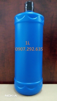 giá sỉ gia công chai nhựa màu xanh sản xuất1l cao cấp sẵn