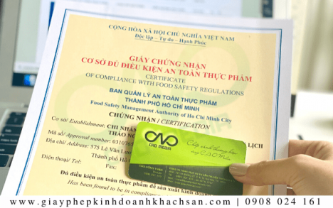 Xin giấy phép an toàn thực phẩm cơ sở sản xuất bột năng