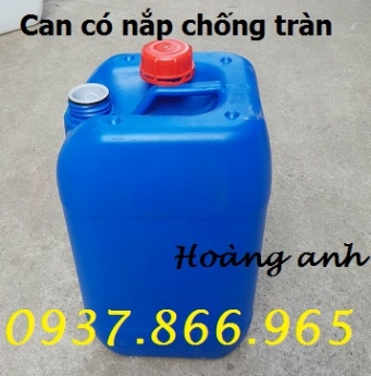 Can nhựa 30 đựng hóa chất, can nhựa HDPE , can nhựa đựng dung dịch lỏng, thanh lí can nhựa
