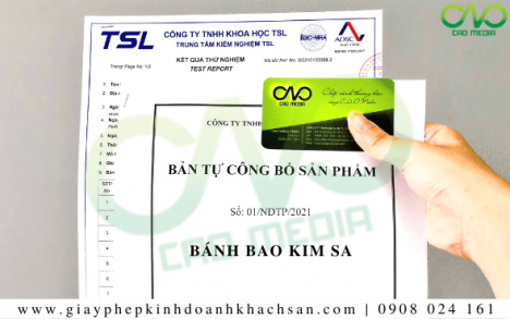 Dịch vụ công bố sản phẩm bánh bao kim sa