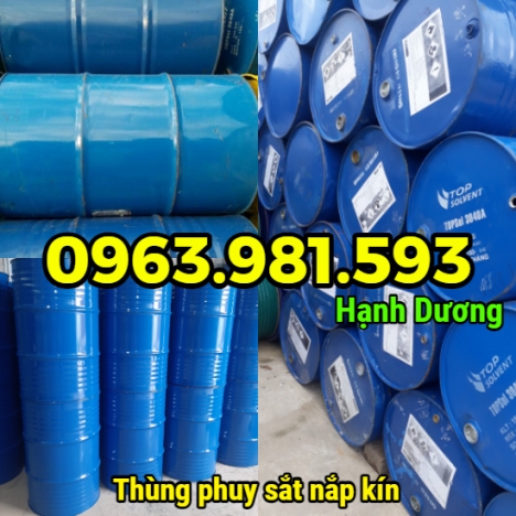 Phuy sắt nắp kín, phuy đựng xăng dầu, phuy 220L