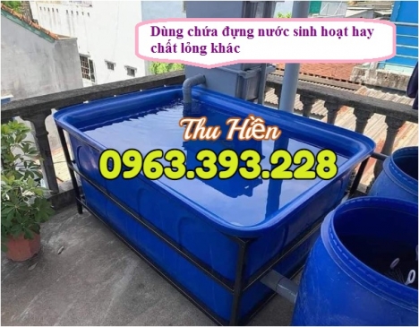 Thùng nhựa dung tích lớn, thùng nuôi cá, thùng nhựa bể bơi