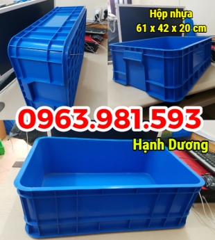 Sóng nhựa B1, thùng nhựa đặc, hộp nhựa có nắp