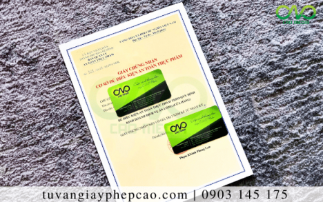 Mẫu giấy chứng nhận ATTP cho cơ sở chế biến bánh mì bắp