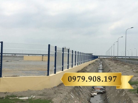 Hàng rào lưới thép mạ kẽm,hàng rào kho, hàng rào mạ kẽm nhúng nóng