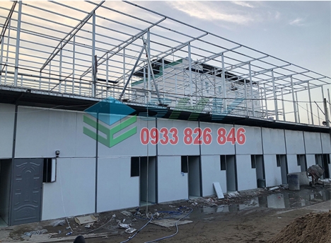 Tôn Panel Eps Sóng Gân Dày 100MM