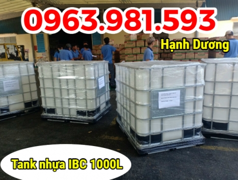 Bồn nhựa nuôi cá, tank IBC 1000L