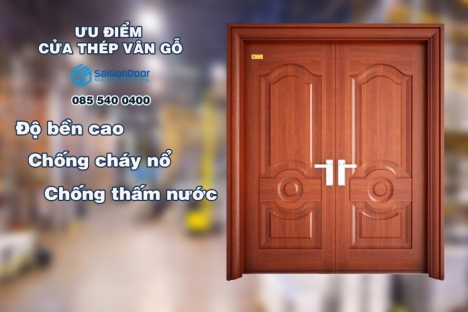Cung cấp lắp đặt cửa thép chống cháy vân gỗ bền đẹp