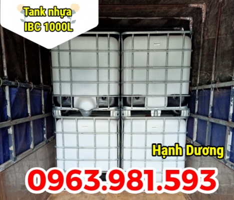 Bồn nhựa nuôi cá, tank IBC 1000L