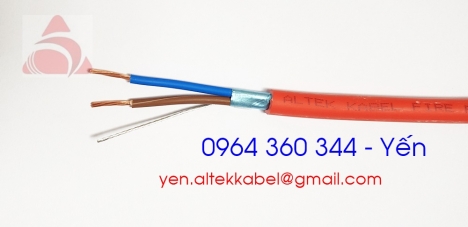 Dây tín hiệu chống cháy 2x1.0, 2x1.5, 2x2.5 + E chống nhiễu