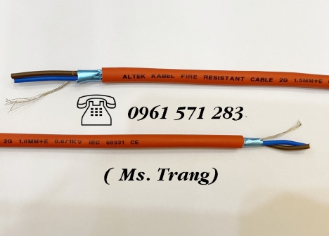 Cáp chống cháy chống nhiễu, dây chịu nhiệt chậm cháy
