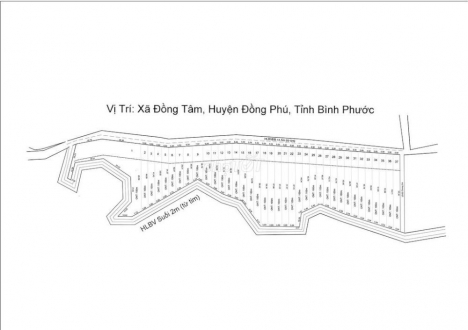 Bán 180 lô đất giáp becamex đồng phú giá chỉ 300 triệu/nền