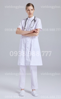 Mẫu áo blouse Bác sỹ giá rẻ tại Hà Nội - Thiết kế độc quyền