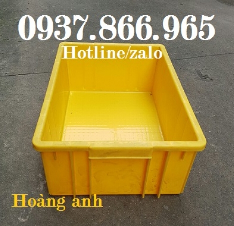 Cung cấp các loại thùng nhựa đặc dùng trong cửa hàng cơ khí, thùng nhựa b4, hộp nhựa đặc