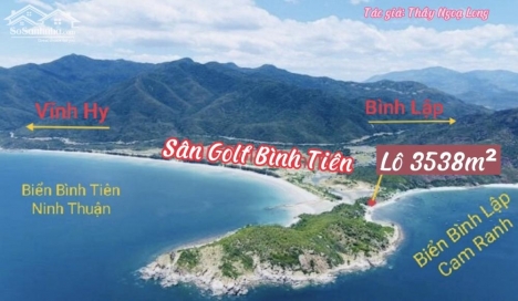 Mặt biển 3538m² Bình Lập - Cam Ranh gần sân Golf Bình Tiên