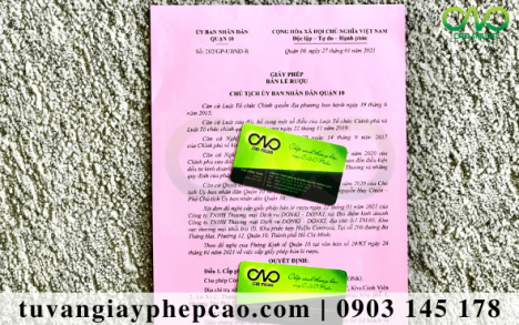 Quy trình xin giấy phép bán lẻ rượu tại TP.Thủ Đức