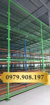 Hàng rào D4 a50x200 cột trái đào