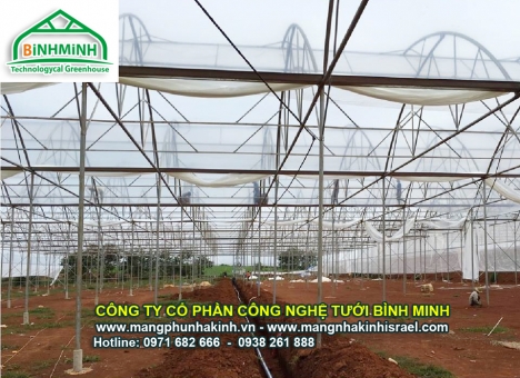 Nhà màng trồng rau mô hình trồng rau ưu việt, bán màng phủ nhà kính, bán màng nhà kính israerl