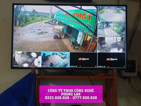 Lắp đặt Camera tại Lộc Ngãi Bảo Lâm Lâm Đồng