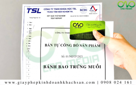 Trình tự công bố sản phẩm bánh bao trứng muối NHANH CHÓNG